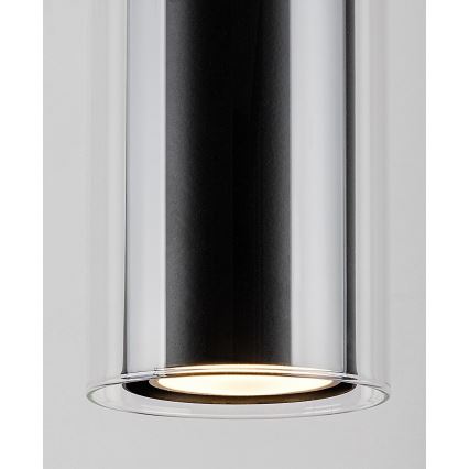 Rabalux - Lühter 1xGU10/50W/230V läbipaistev/must
