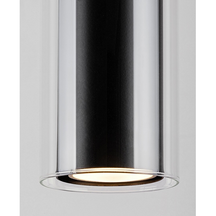Rabalux - Lühter 1xGU10/50W/230V läbipaistev/must