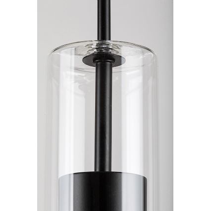 Rabalux - Lühter 1xGU10/50W/230V läbipaistev/must