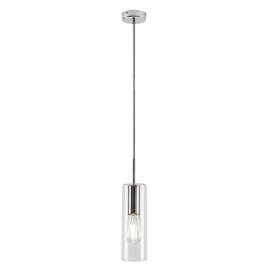 Rabalux - Lühter 1xE27/40W/230V läbipaistev/läikiv kroom