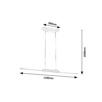 Rabalux - LED Lühter LED/26W/230V 4000K pöök