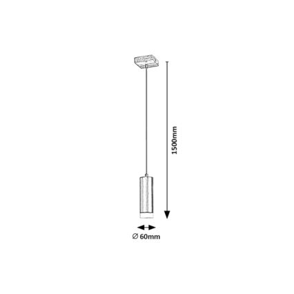 Rabalux - Lühter 1xGU10/5W/230V tamm