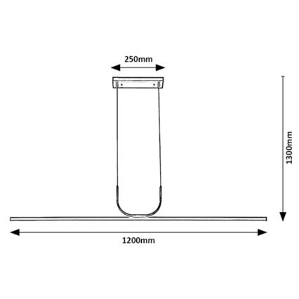 Rabalux - LED Lühter LED/25W/230V 3000K kroom