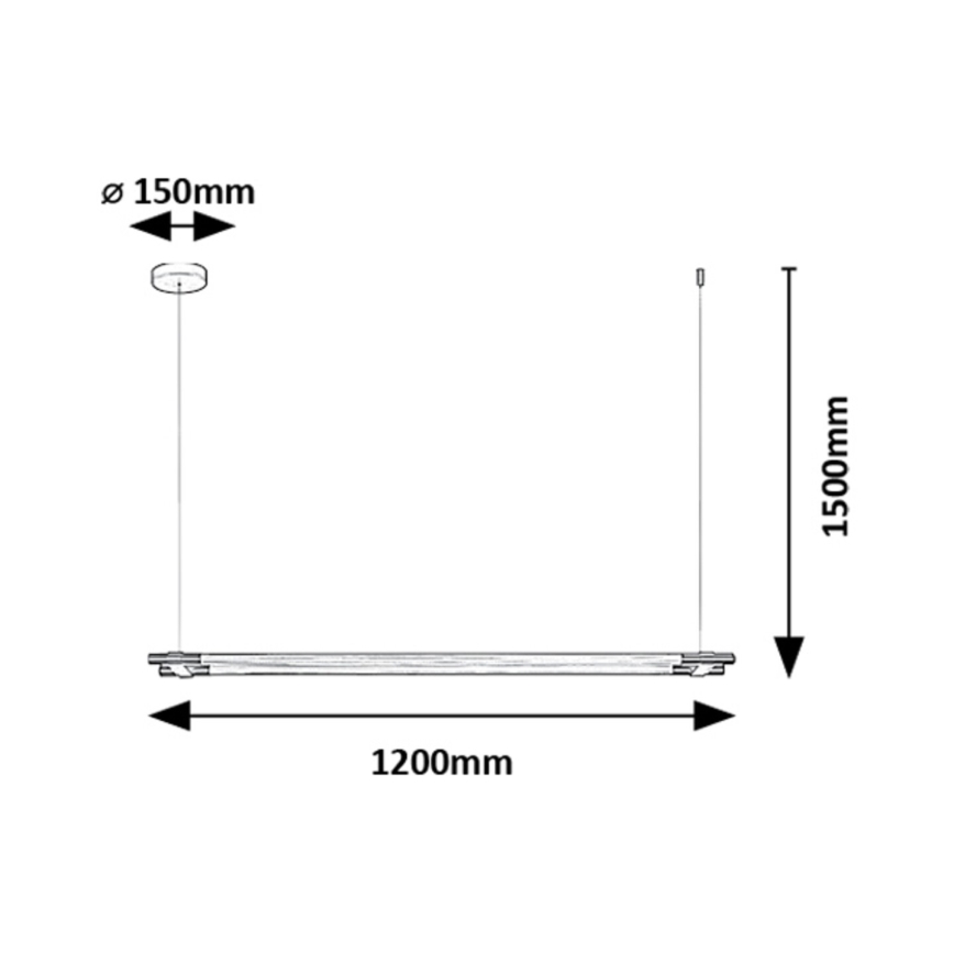 Rabalux - LED Lühter LED/28W/230V 3000K