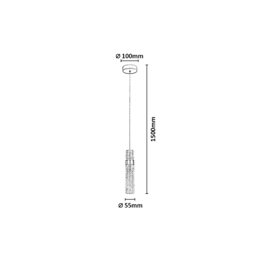 Rabalux - LED rippvalgusti kaabliga LED/8W/230V 3000K