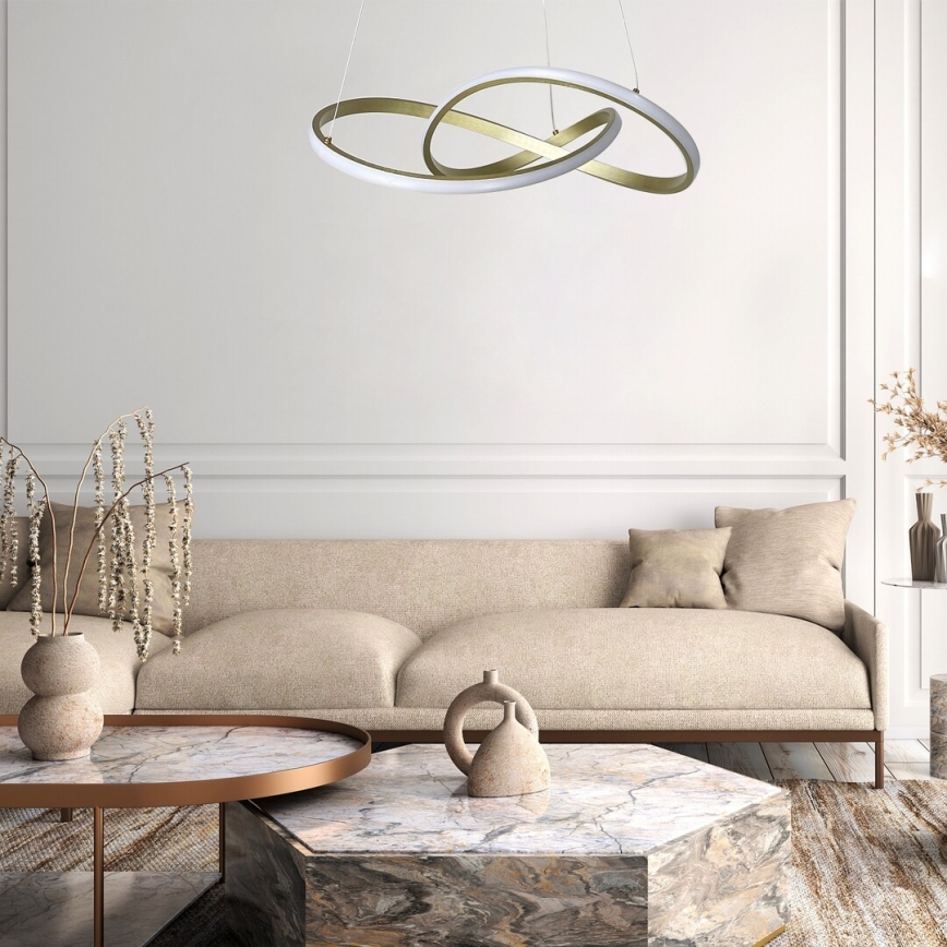 Rabalux - LED Lühter LED/36W/230V 3000K kuldne