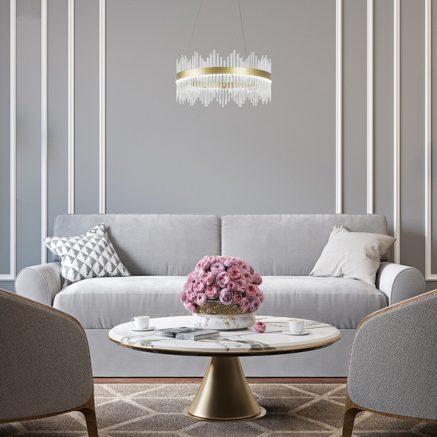 Rabalux - LED Lühter LED/36W/230V 3000/4000/6000K kuldne