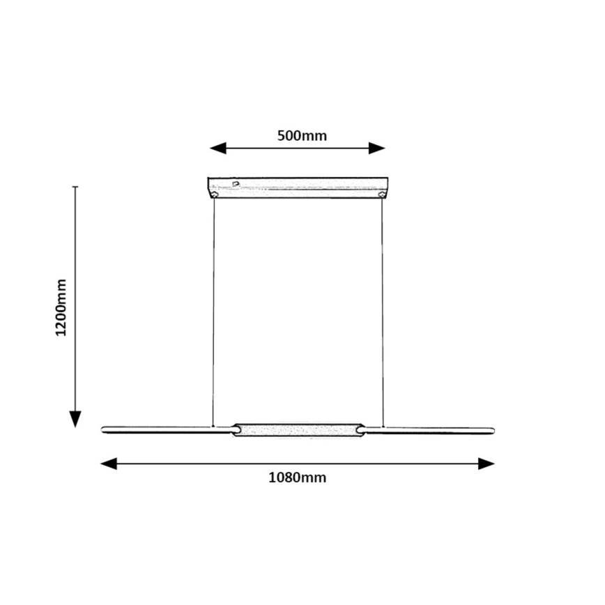 Rabalux - LED Lühter LED/36W/230V 3000K/4000K