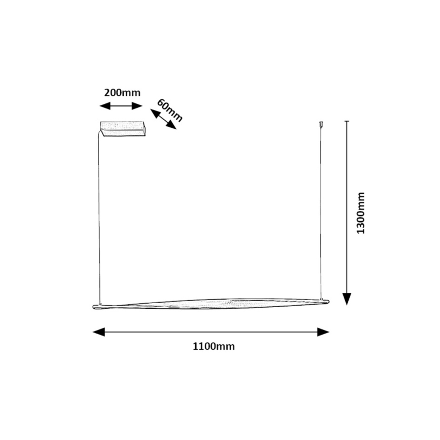 Rabalux - LED Lühter LED/28W/230V