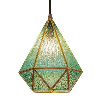 Rabalux - Tiffany vitraažklaasiga lühter 1xE14/40W/230V sinine/kuldne