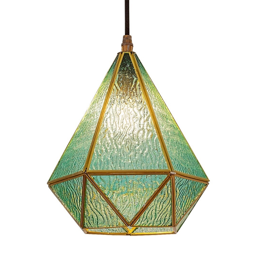 Rabalux - Tiffany vitraažklaasiga lühter 1xE14/40W/230V sinine/kuldne