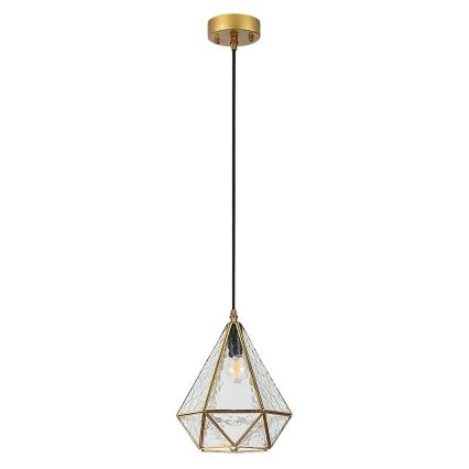 Rabalux - Tiffany vitraažklaasiga lühter 1xE14/40W/230V kuldne
