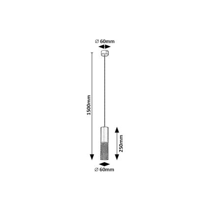 Rabalux - Lühter 1xGU10/35W/230V
