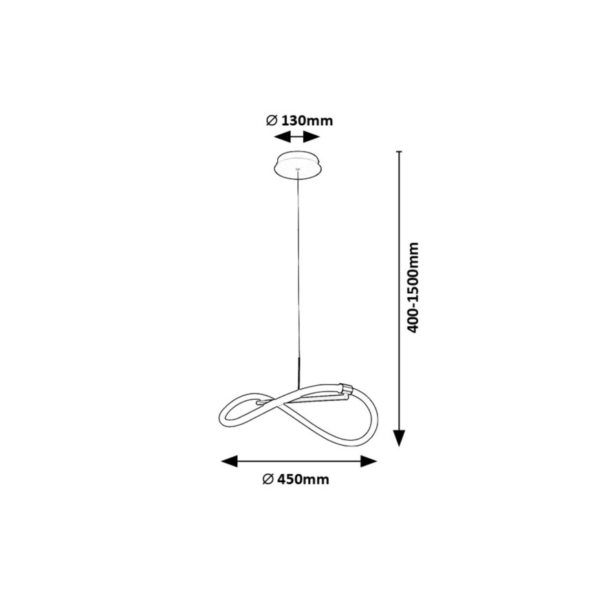 Rabalux - LED Lühter LED/15W/230V 4000K