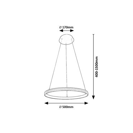 Rabalux - LED Lühter LED/32W/230V 3000K