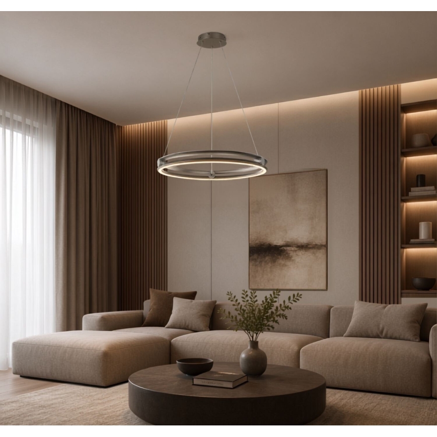 Rabalux - hämardatav LED-lühter kaabliga LED/60W/230V 3000-6500K hall + kaugjuhtimispult