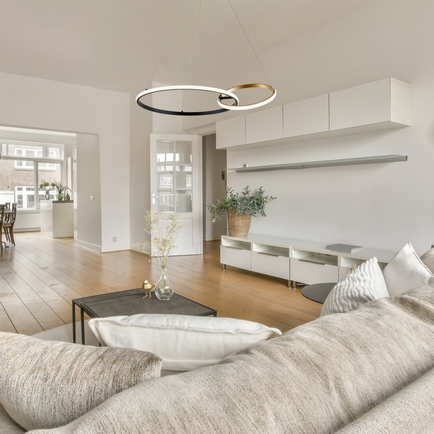 Rabalux - LED Lühter LED/36W/230V must/kuldne