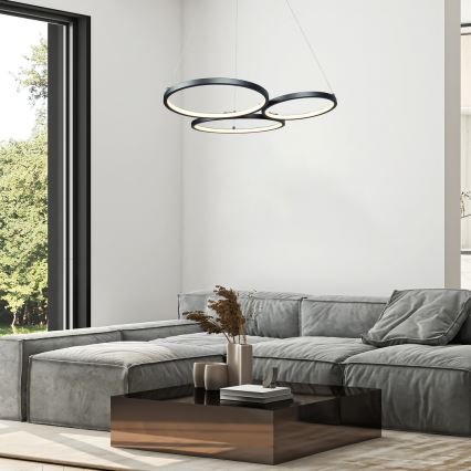 Rabalux - LED Lühter LED/38W/230V must