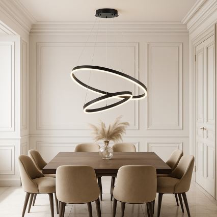 Rabalux - Hämardatav LED-ripplühter kaabliga LED/80W/230V 3000-6500K + kaugjuhtimispuldiga