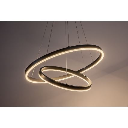 Rabalux - Hämardatav LED-ripplühter kaabliga LED/80W/230V 3000-6500K + kaugjuhtimispuldiga