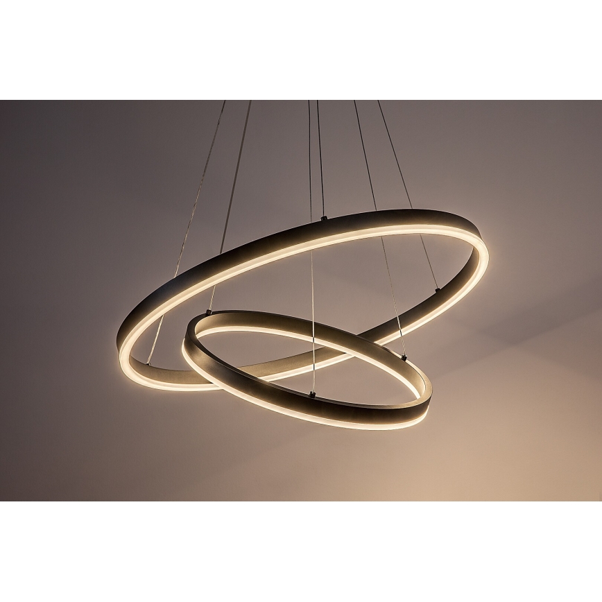 Rabalux - Hämardatav LED-ripplühter kaabliga LED/80W/230V 3000-6500K + kaugjuhtimispuldiga