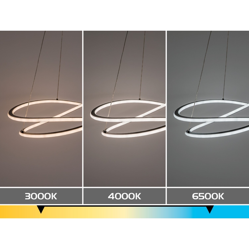 Rabalux - LED Hämardatav rippvalgusti kaabliga LED/75W/230V 3000-6500K + kaugjuhtimispult