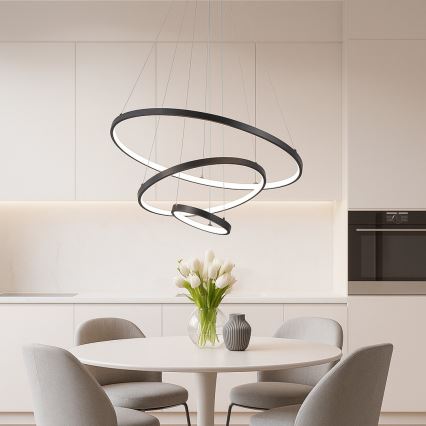 Rabalux - LED Hämardatav lühter kaabliga LED/90W/230V 3000-6500K + kaugjuhtimispult
