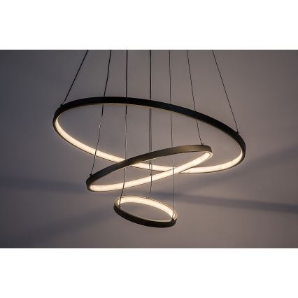 Rabalux - LED Hämardatav lühter kaabliga LED/90W/230V 3000-6500K + kaugjuhtimispult