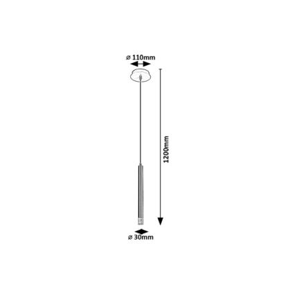 Rabalux - Lühter 1xG9/5W/230V must