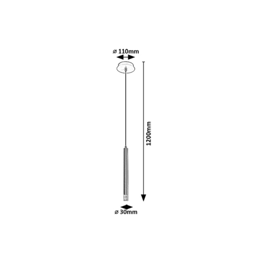 Rabalux - Lühter 1xG9/5W/230V must