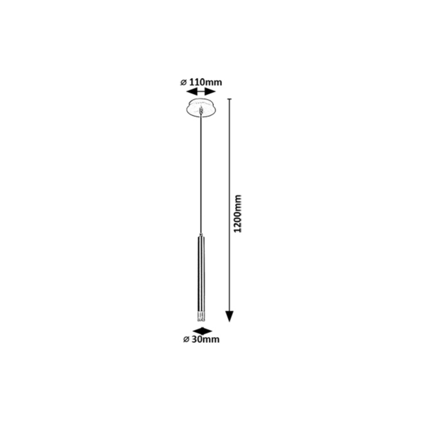 Rabalux - Lühter 1xG9/5W/230V kuldne