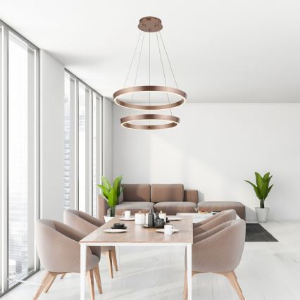 Rabalux - LED hämardatav rippvalgusti kaabliga LED/45W/230V 3000-6500K + kaugjuhtimispult