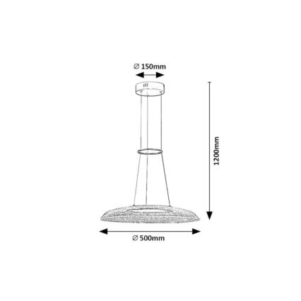Rabalux - LED-rippvalgusti kaablil LED/24W/230V 3000K