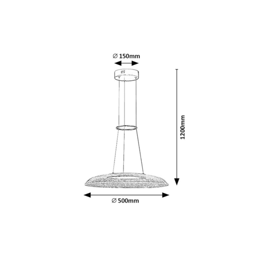 Rabalux - LED-rippvalgusti kaablil LED/24W/230V 3000K