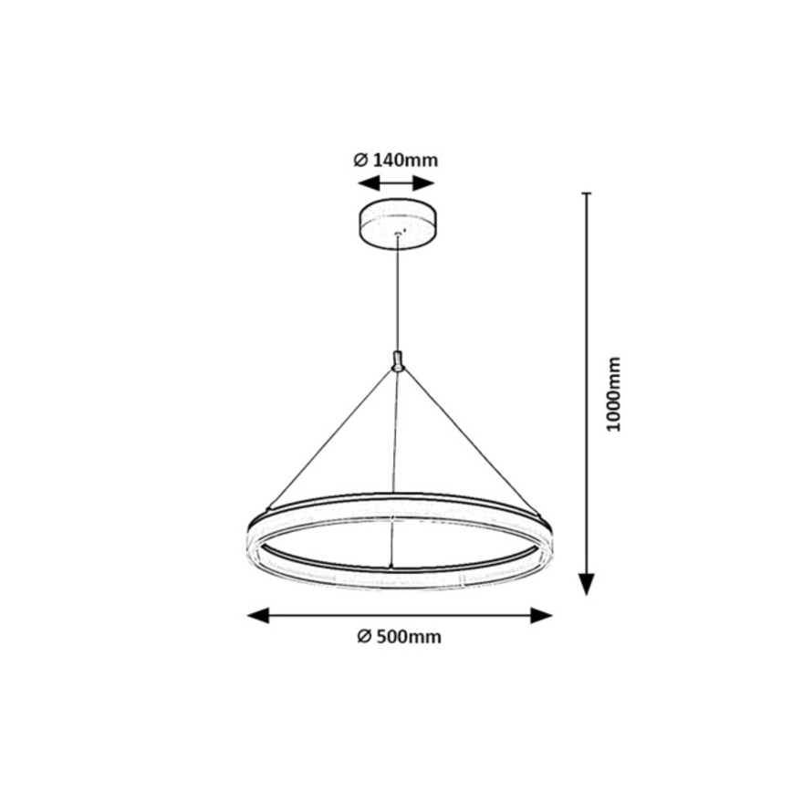 Rabalux - Hämardatav LED-ripatslühter kaabliga LED/24W/230V 3000-6500K + kaugjuhtimispult