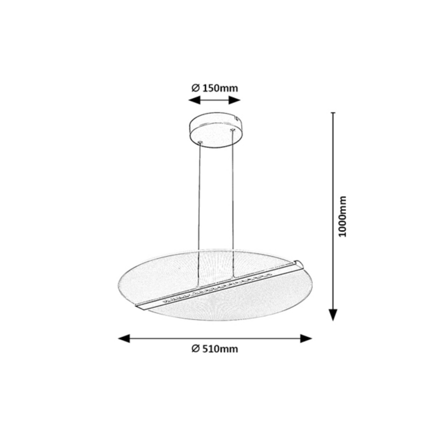 Rabalux - LED-rippvalgusti kaablile LED/24W/230V 3000K