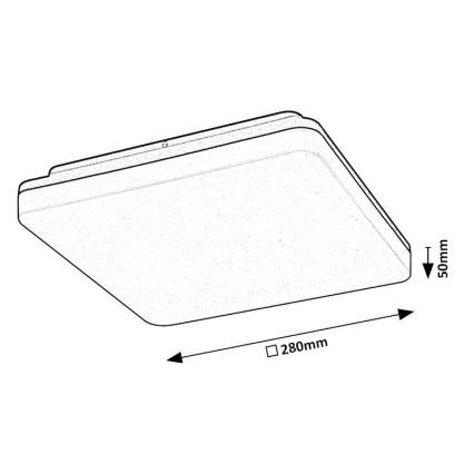 Rabalux - LED Laevalgusti vannituppa LED/24W/230V IP54