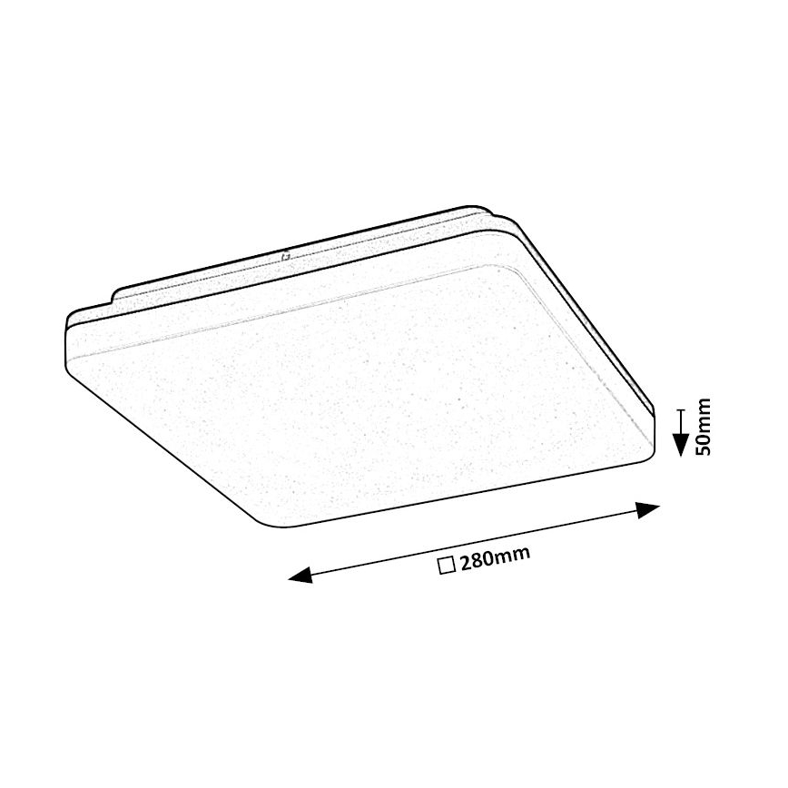 Rabalux - LED Laevalgusti vannituppa LED/24W/230V IP54