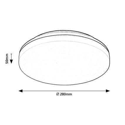 Rabalux - LED Laevalgusti vannituppa LED/24W/230V IP54