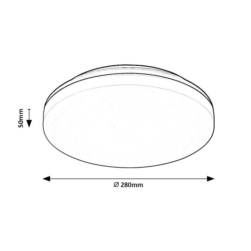 Rabalux - LED Laevalgusti vannituppa LED/24W/230V IP54