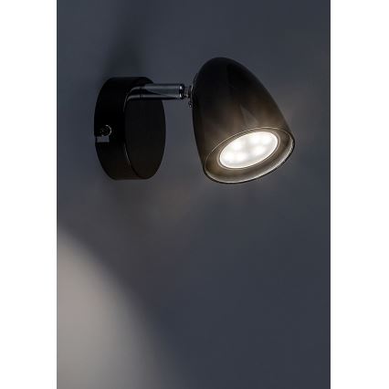 Rabalux - Kohtvalgusti seinale 1xGU10/5W/230V must