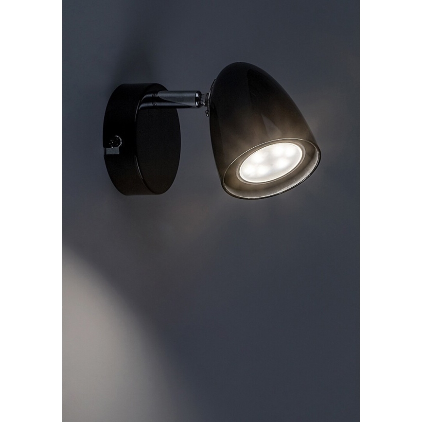 Rabalux - Kohtvalgusti seinale 1xGU10/5W/230V must