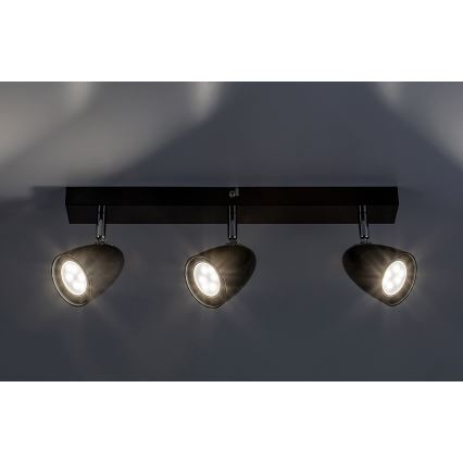 Rabalux - Kohtvalgusti 3xGU10/5W/230V must