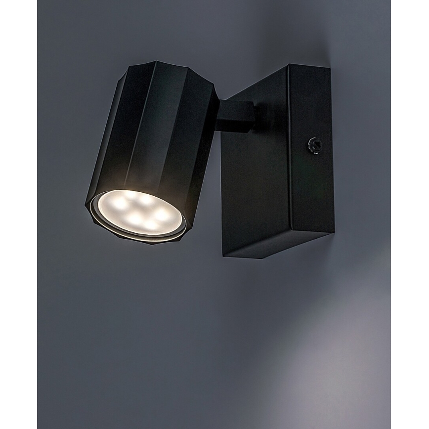 Rabalux - Kohtvalgusti seinale 1xGU10/5W/230V must