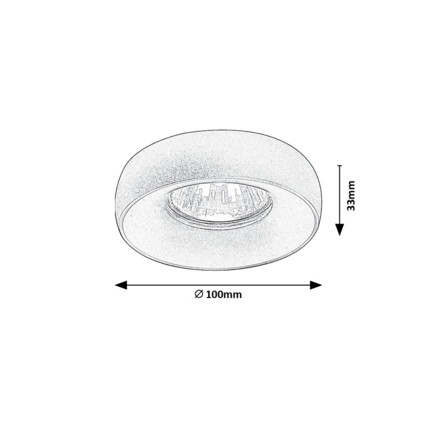 Rabalux - suunatav punktvalgusti 1xGU10/25W/230V