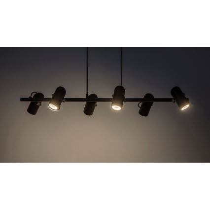Rabalux - Lühter 6xGU10/25W/230V