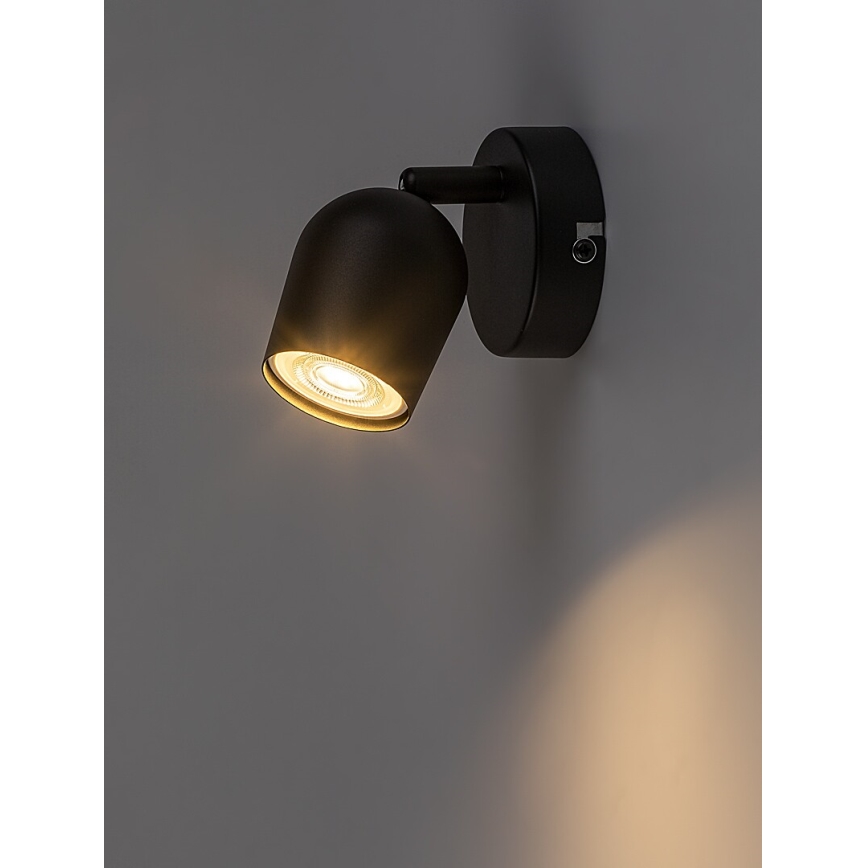 Rabalux - Seina punktvalgusti 1xGU10/15W/230V must