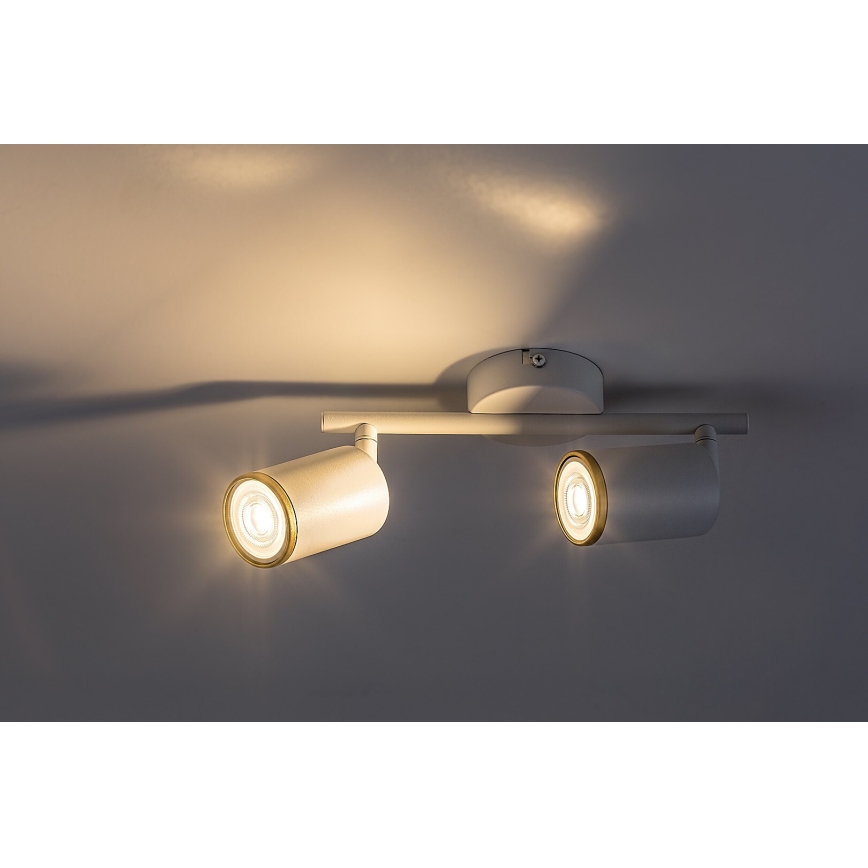 Rabalux - Suunavalgusti 2xGU10/15W/230V valge