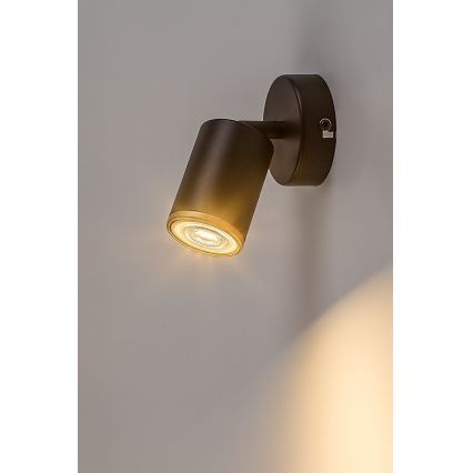 Rabalux - Seinapinnale paigaldatav suunavalgusti 1xGU10/15W/230V must