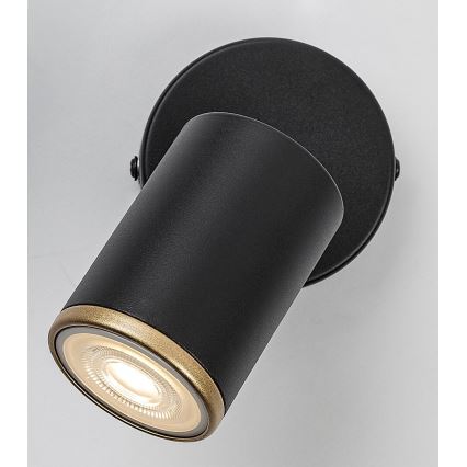 Rabalux - Seinapinnale paigaldatav suunavalgusti 1xGU10/15W/230V must